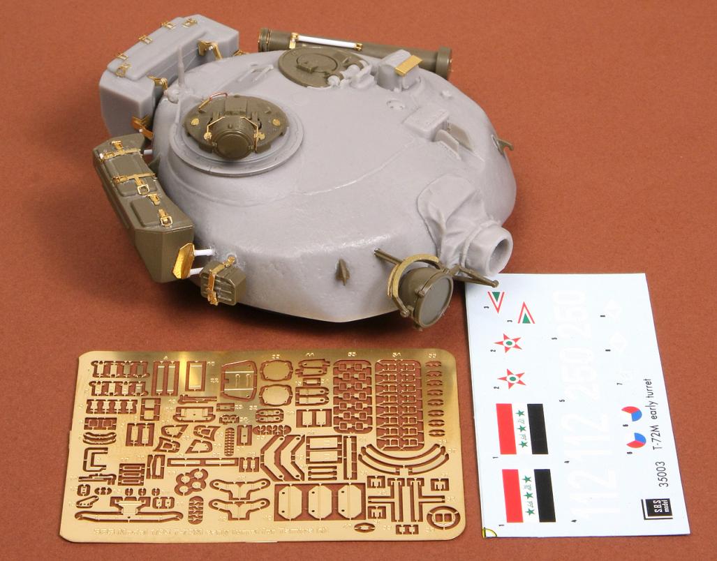 T-72M early turret for Tamiya kit 1/35 scale SBS-35003 | SBS Model 