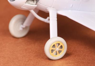Gloster Gladiator wheels (spoked) for Airfix kit