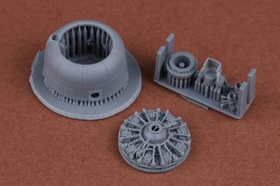 SBD-2/3 Dauntless engine & cowling set for Flyhawk kit