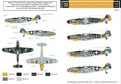 Messerschmitt Bf-109G-6 in Hungarian Service VOL. I.