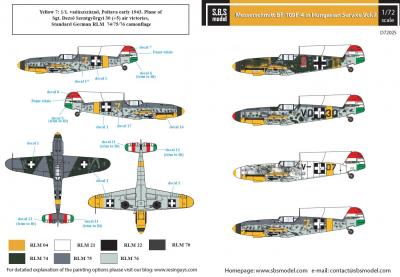Messerschmitt Bf-109F in Hungarian Service VOL. II.