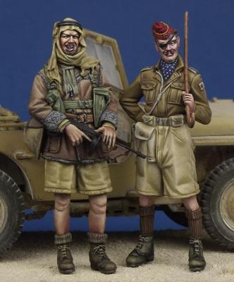 LRDG Trooper & Hussar Officer WW II