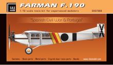 Farman F.190 'Spanish Civil War & Portugal' full resin kit