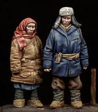 Boy & Girl WW II period