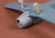Fiat G.50/bis engine & cowling set for Fly kit - 5.