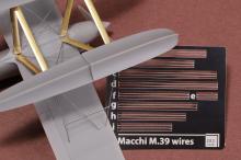 Macchi M 39 rigging wire set for SBS Model kit - 4.