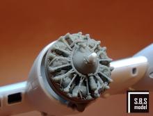 B-17G/Mk.III engine set for Airfix kit - 7.