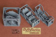 Finnish Brewster B-239 cockpit interior set  - 5.