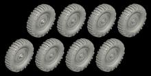 Krupp Kfz.69-70 Wheels with Dunlop Terrain Type #1 - 1.